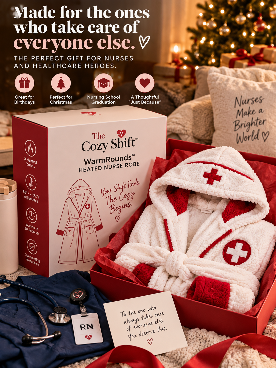 WarmRounds™ Heated Nurse Robe